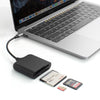 HyperDrive USB-C Pro Card Reader for UHS-II microSD, SD 4.0, CFast card