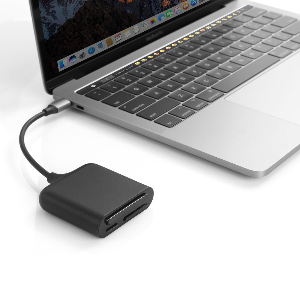 HyperDrive USB-C Pro Card Reader for UHS-II microSD, SD 4.0, CFast card