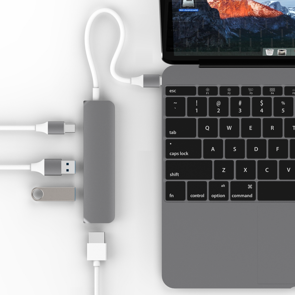 HyperDrive 4-in-1 USB-C Hub || 4K HDMI Support