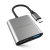 HyperDrive 4K HDMI 3-in-1 USB-C Hub for MacBook, Ultrabook, Chromebook & USB-C devices
