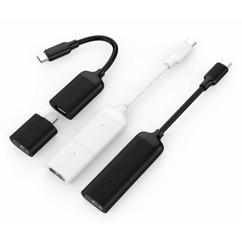 HyperDrive USB-C to 4K60Hz HDMI & Mini DisplayPort Adapter (Black)