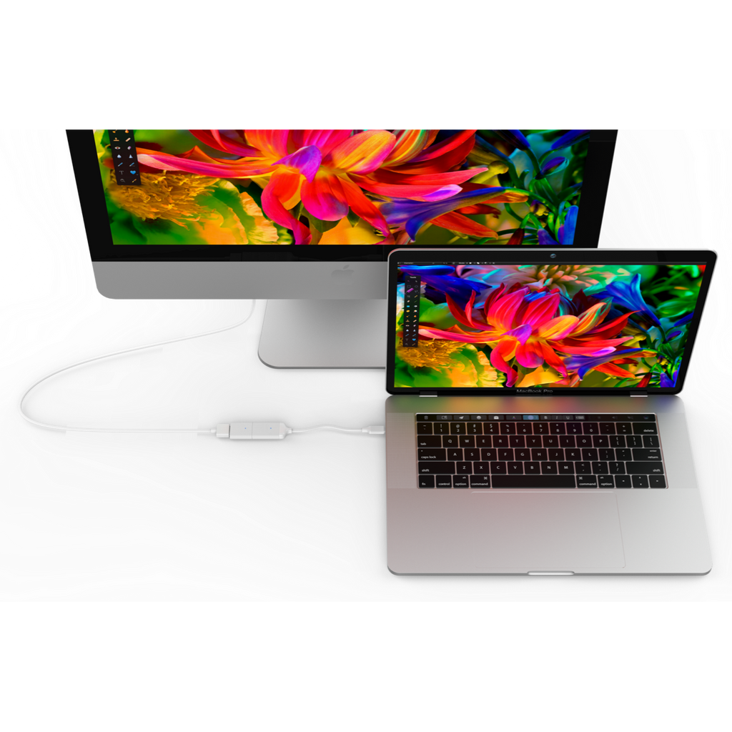 HyperDrive USB-C to 4K60Hz HDMI & Mini DisplayPort Adapter (Black)