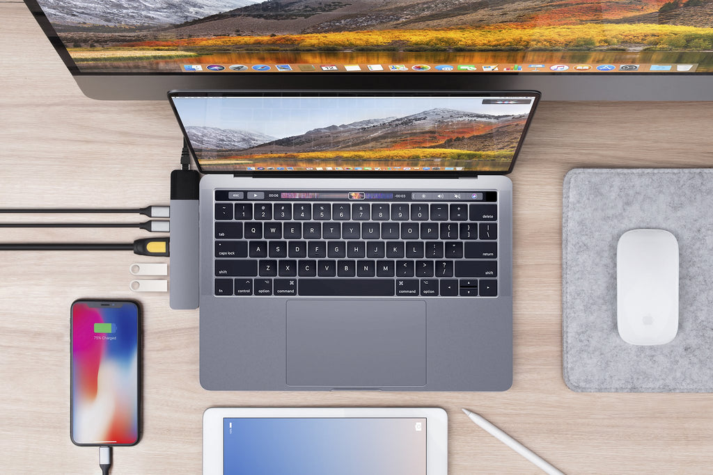 HyperDrive NET 6-in-2 Hub for USB-C MacBook Pro 13