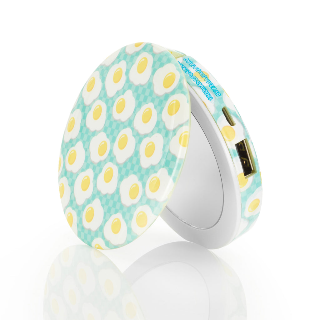 Pearl Mini - LED Ring Light Makeup Mirror & USB Power Bank 1600mAh