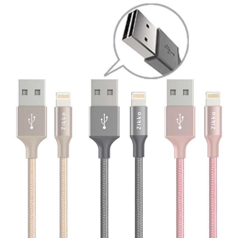 Zikko Reversible USB Lightning Cable 1.5m / 5 feet