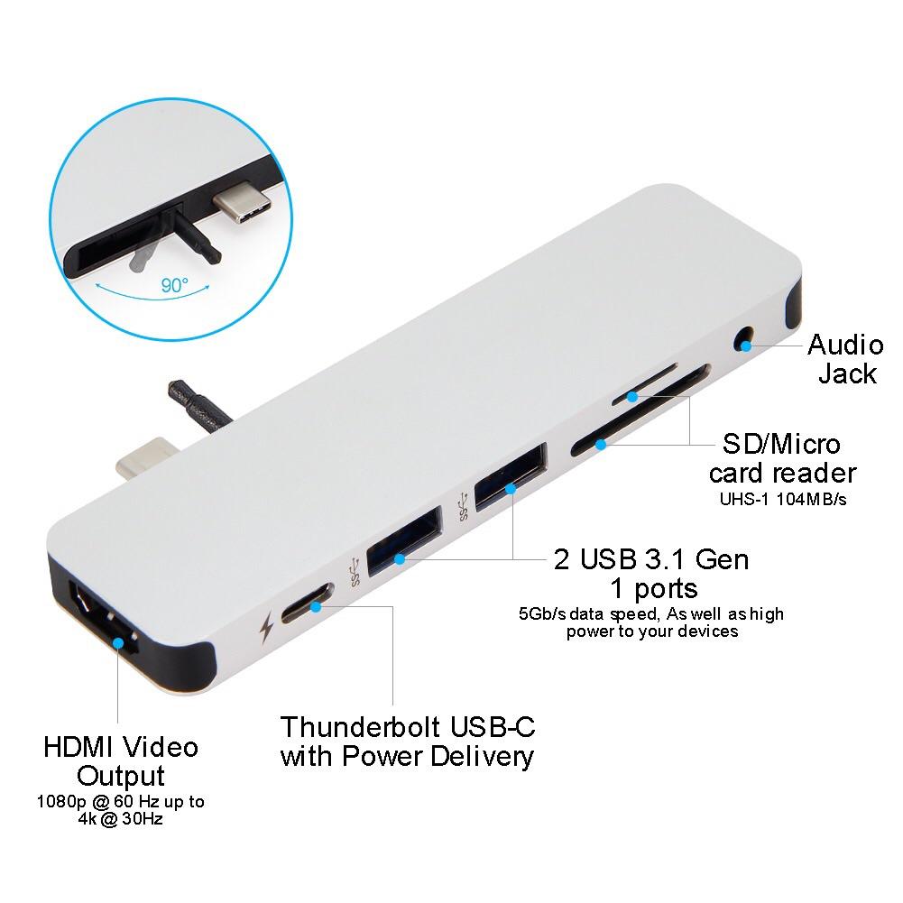 HyperDrive SOLO 7-in-1 USB-C Hub || For MacBook, PC & Devices