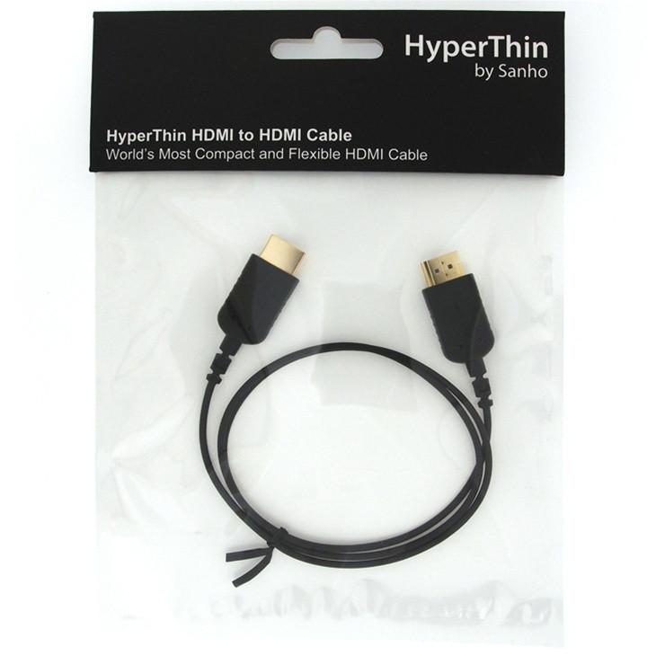 HyperThin World's Thinnest & Most Flexible HDMI Cable (0.8m) Black, Cable - HyperThin, HyperShop
 - 2