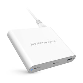 HyperJuice 87W Dual USB-C Charger with QC 3.0 USB-A
