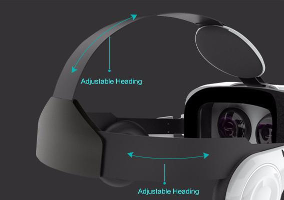 HyperVR Virtual Reality Headset for Smartphones (iPhone & Android) with Integrated 3D Surround Sound Headphones